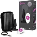 b-Vibe Novice Vibrating Anal Plug Black