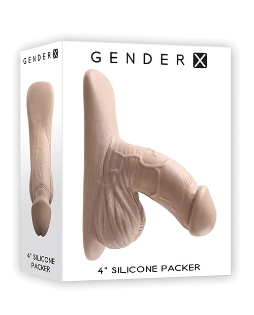GX-PK-0969-2.jpg Gender X 4" Silicone Packer - Ivory - Image 1