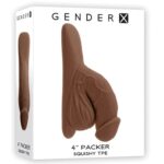 Gender X 4" Packer - Dark