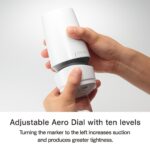 The best blowjob masturbator Tenga Aero with a 10-level adjustable suction dial.