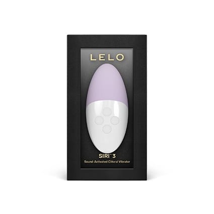 The best clitoral massager LELO SIRI 3 in Calm Lavender with music-sync technology.