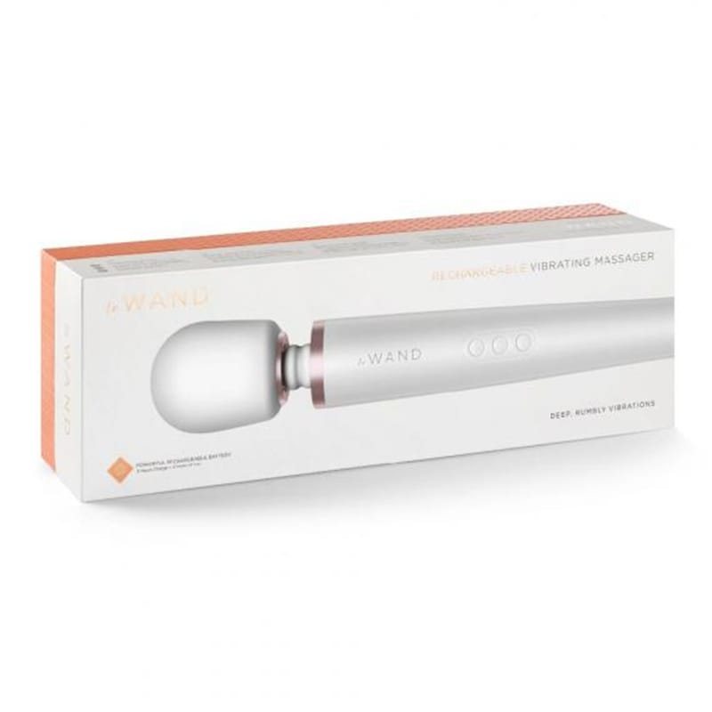 Best Rechargeable Vibrator - Luxurious 360° Rotating Wand The best rechargeable vibrator with a flexible 360-degree rotating head and luxury travel case.