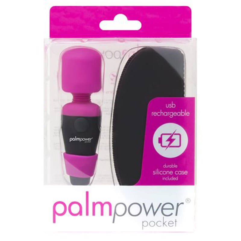 Best Rechargeable Wand - PalmPower Pocket Mini Massager The best rechargeable wand mini massager in a discreet pocket size by BMS Factory.