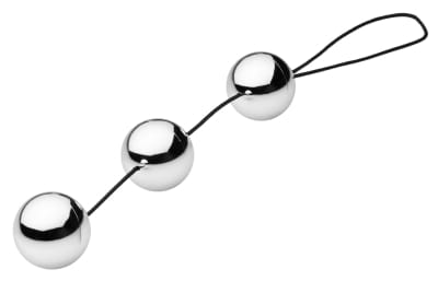 best-trilogy-orgasm-balls-silver Silver Trilogy Orgasm Balls for Kegel exercise and intimate pleasure.