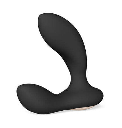 The best vibrating prostate massager LELO HUGO 2 in sleek midnight black.