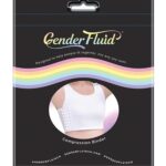 Black breathable mesh FTM chest binder with side adjustable closure