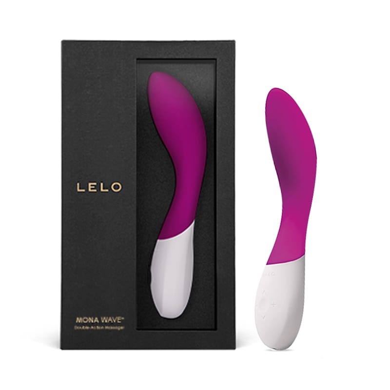 LELO MONA Wave G-spot stimulator with wave-motion technology.