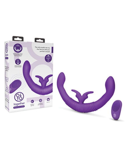 Together W-shape remote control vibrator for a lesbian couple