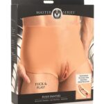 Realistic transgender silicone pussy panties with penetratable canal