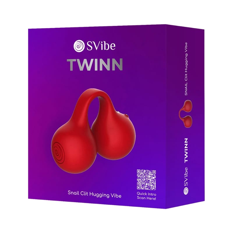 Finger Vibrator: SVibe Snail Twinn Ultimate Stimulation SVibe Snail Twinn Finger Vibrator with dual motors