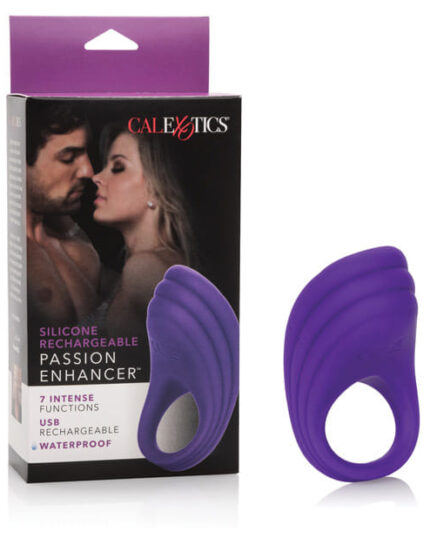 Silicone Rechargeable Passion Enhancer 7-mode vibrating ring.