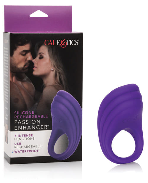 Silicone Rechargeable Passion Enhancer - 7-Mode Ring Silicone Rechargeable Passion Enhancer 7-mode vibrating ring.