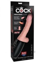 Thrusting Vibrating Dildo: King Cock Plus Ultimate Warming Toy
