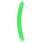 Realrock 12" Glow In The Dark Double Ended Dildo - Green