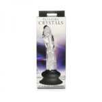 Pleasure Crystals 5.6" Glass Dildo with Suction Cup Base - Image 2
