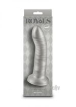 Royals Charlie 7" Champagne Metallic Curved Dildo